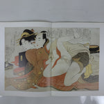 Japanese Shunga Ukiyoe Erotic Art Information Book Utamaro Woodblock Print FL409