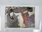 Japanese Shunga Ukiyoe Erotic Art Information Book Utamaro Woodblock Print FL411