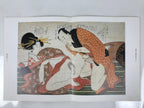 Japanese Shunga Ukiyoe Erotic Art Information Book Utamaro Woodblock Print FL411