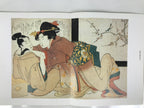 Japanese Shunga Ukiyoe Erotic Art Information Book Utamaro Woodblock Print FL411