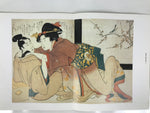Japanese Shunga Ukiyoe Erotic Art Information Book Utamaro Woodblock Print FL411