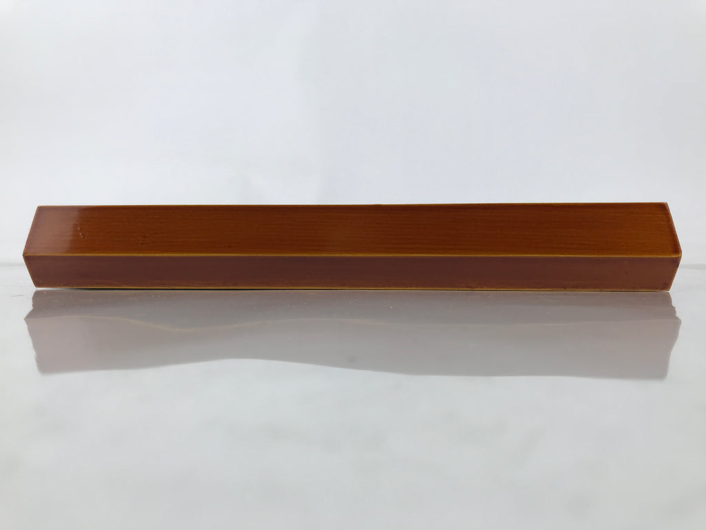 Japanese Shunkei Nuri Lacquered Wooden Open Fumibako Letter Box Fabric LWB171