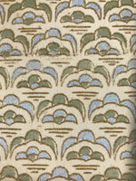 Japanese Shunkei Nuri Lacquered Wooden Open Fumibako Letter Box Fabric LWB171