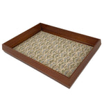 Japanese Shunkei Nuri Lacquered Wooden Open Fumibako Letter Box Fabric LWB171