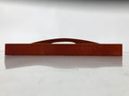 Japanese Shunkei Nuri Lacquered Wooden Stationery Organizer Tray Fabric LWB172