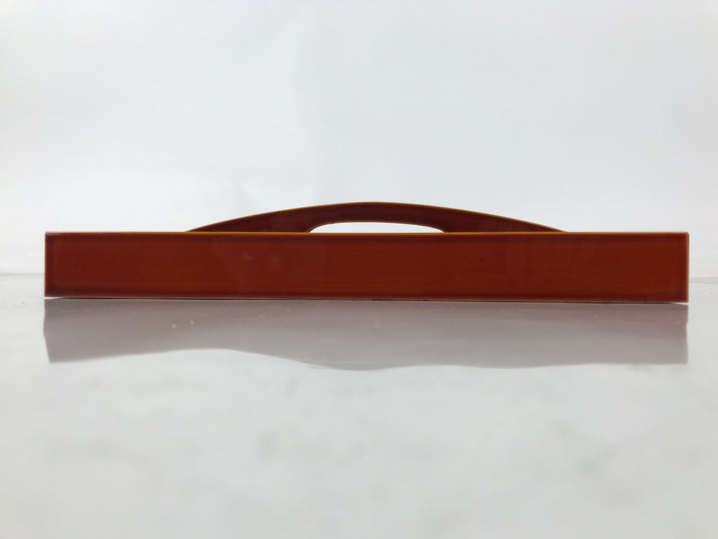 Japanese Shunkei Nuri Lacquered Wooden Stationery Organizer Tray Fabric LWB172
