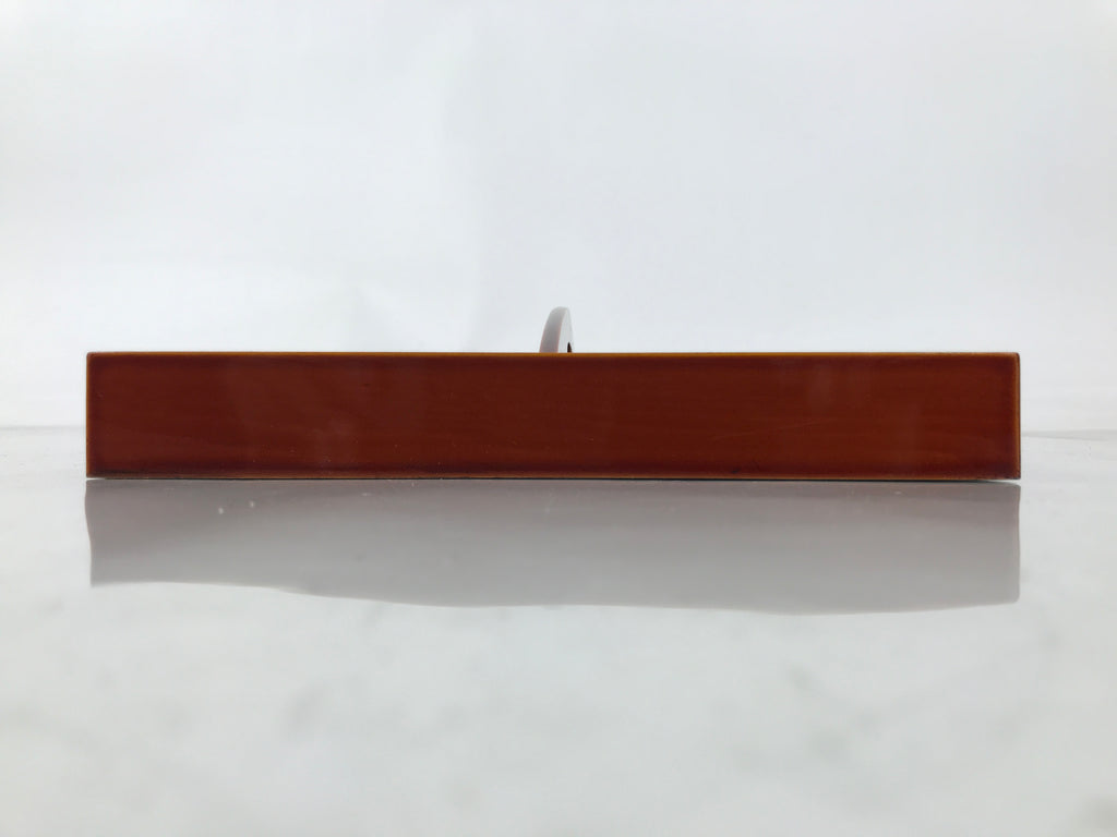 Japanese Shunkei Nuri Lacquered Wooden Stationery Organizer Tray Fabric LWB172