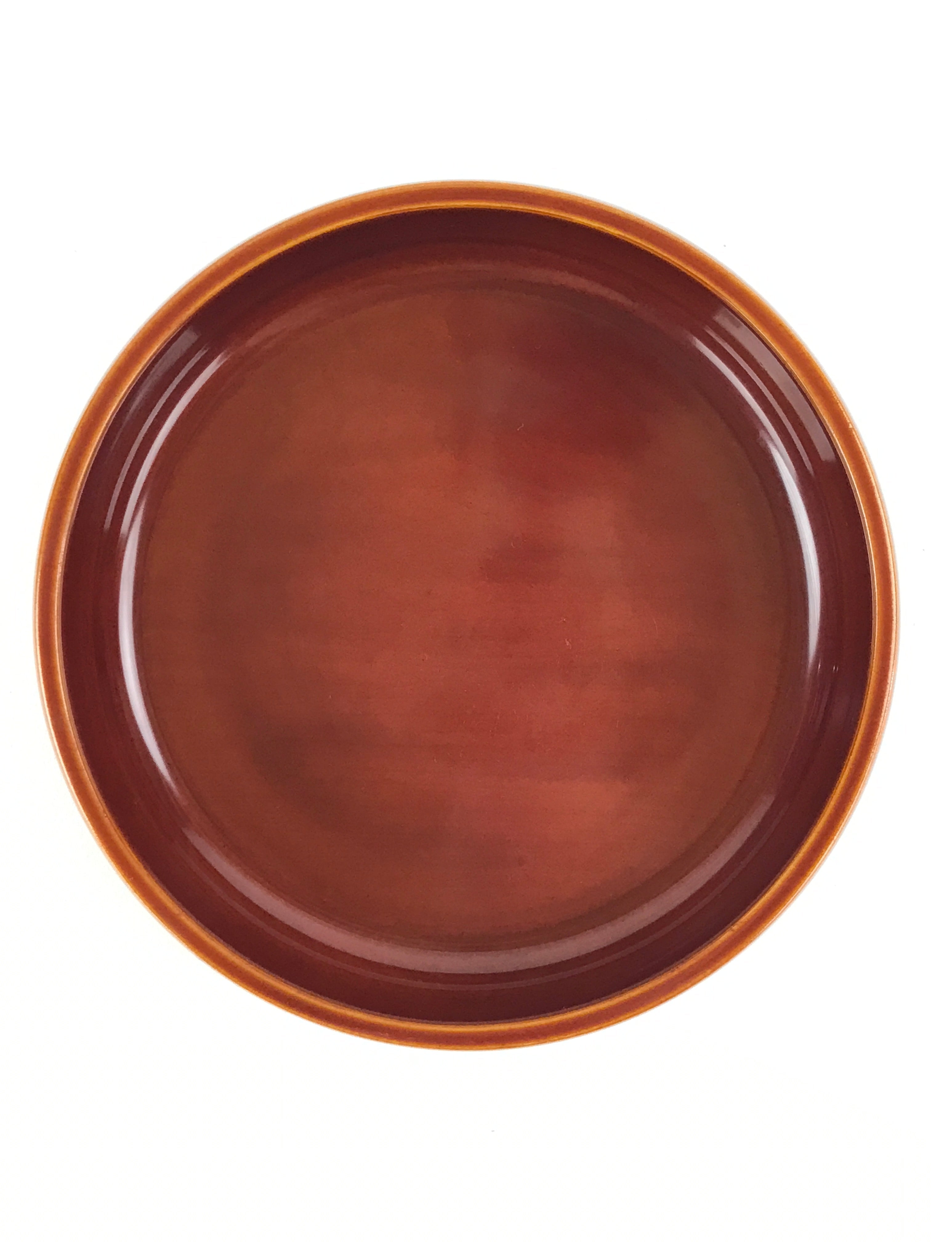 Japanese Shunkei-Nuri Lacquerware Wood Bowl Kashiki Vtg Tea Ceremony Brown UR957
