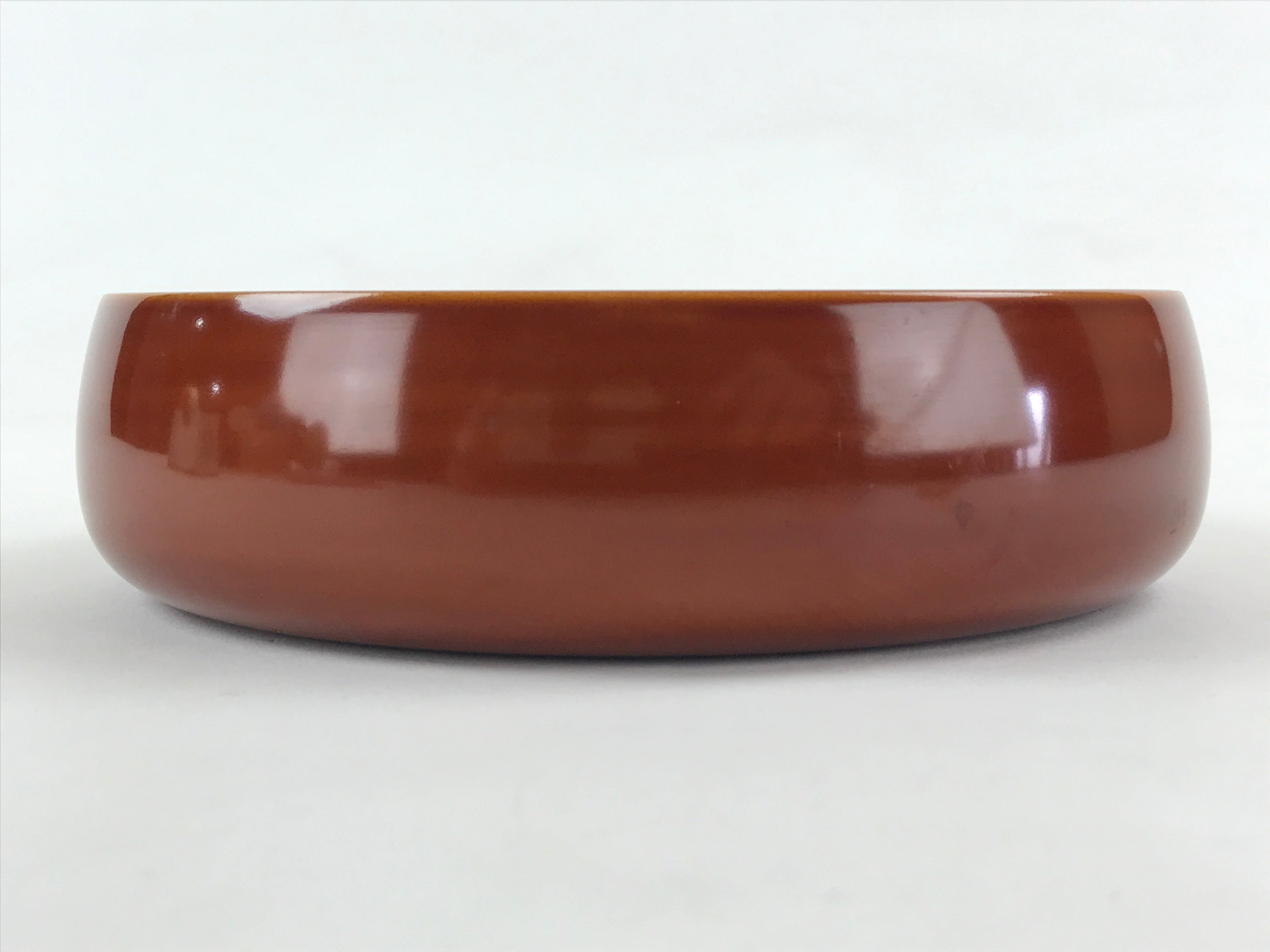 Japanese Shunkei-Nuri Lacquerware Wood Bowl Kashiki Vtg Tea Ceremony Brown UR957