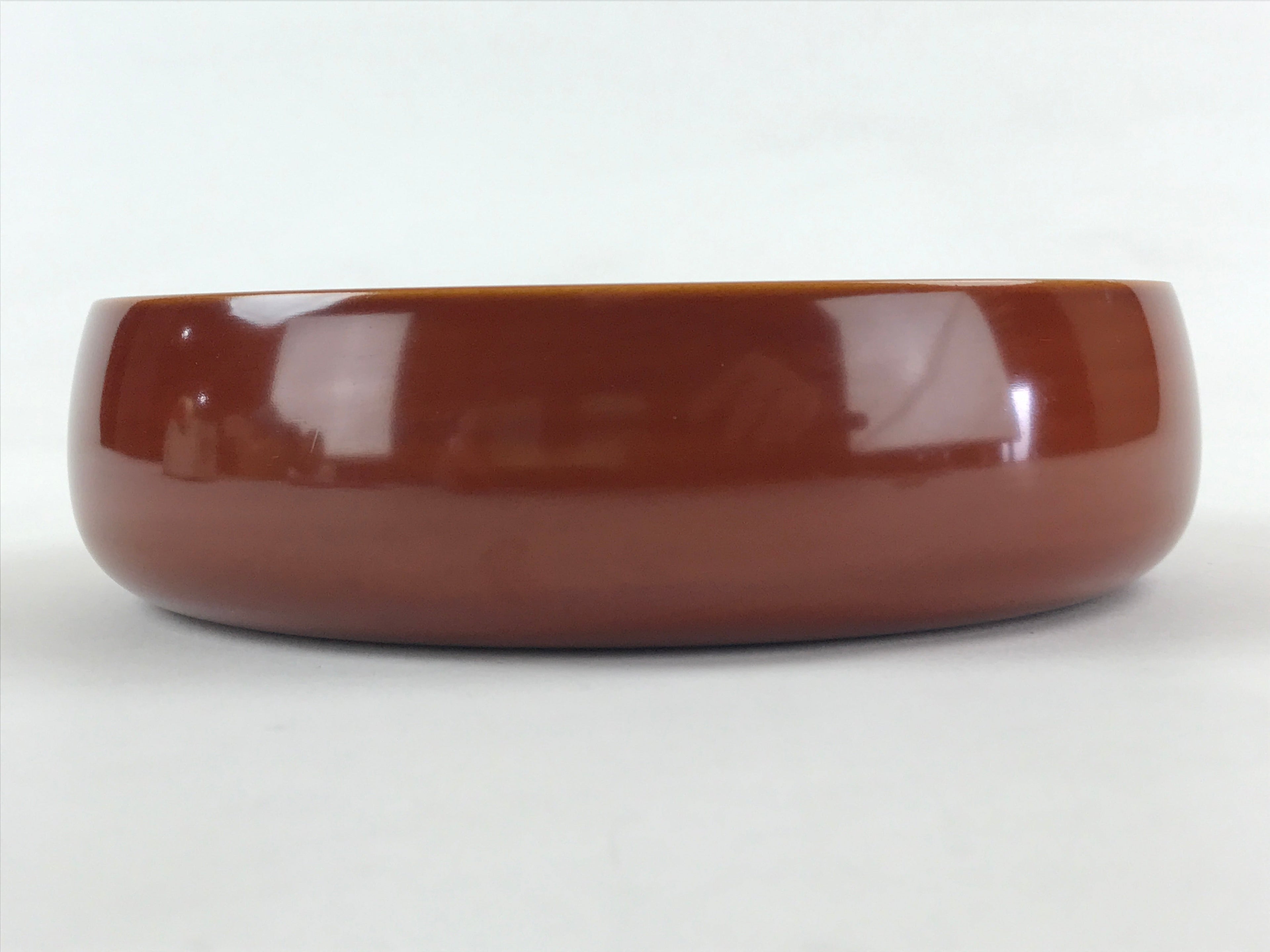 Japanese Shunkei-Nuri Lacquerware Wood Bowl Kashiki Vtg Tea Ceremony Brown UR957