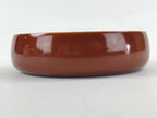 Japanese Shunkei-Nuri Lacquerware Wood Bowl Kashiki Vtg Tea Ceremony Brown UR957