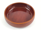 Japanese Shunkei-Nuri Lacquerware Wood Bowl Kashiki Vtg Tea Ceremony Brown UR957