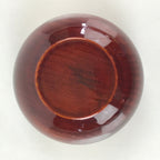 Japanese Shunkei-Nuri Lacquerware Wood Bowl Owan Vtg Kobachi Cup Brown UR917