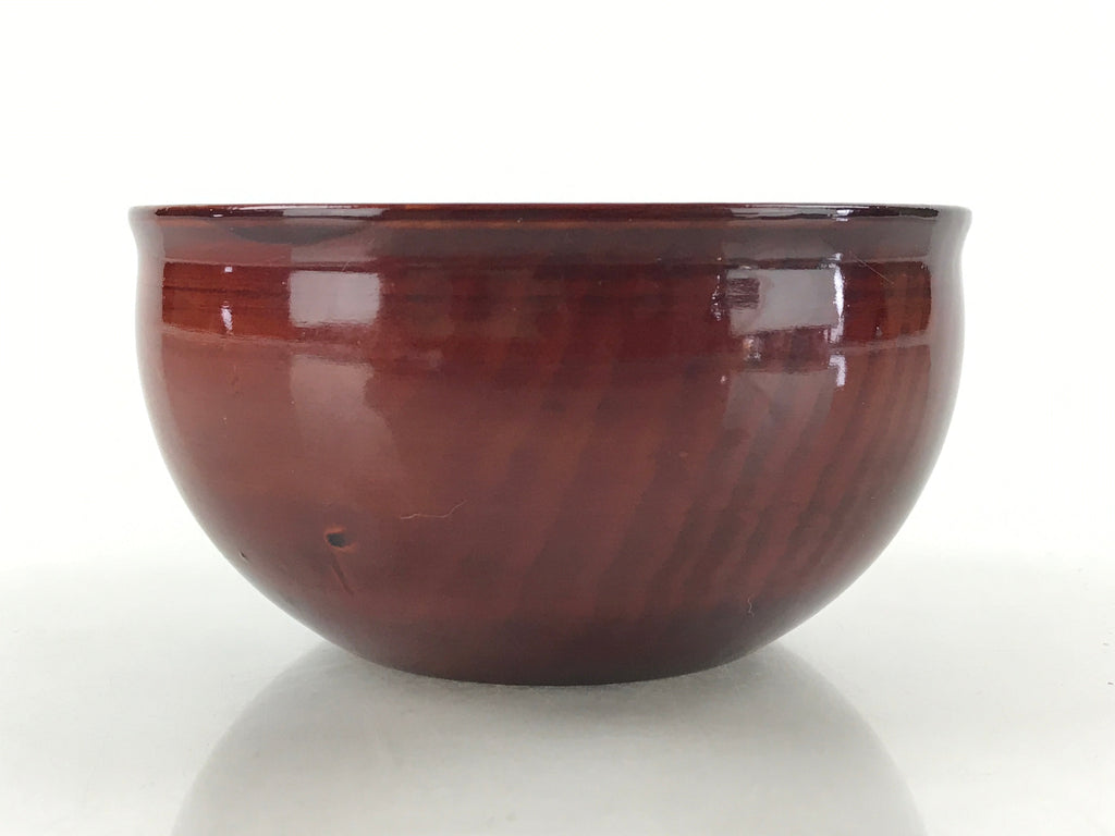 Japanese Shunkei-Nuri Lacquerware Wood Bowl Owan Vtg Kobachi Cup Brown UR917