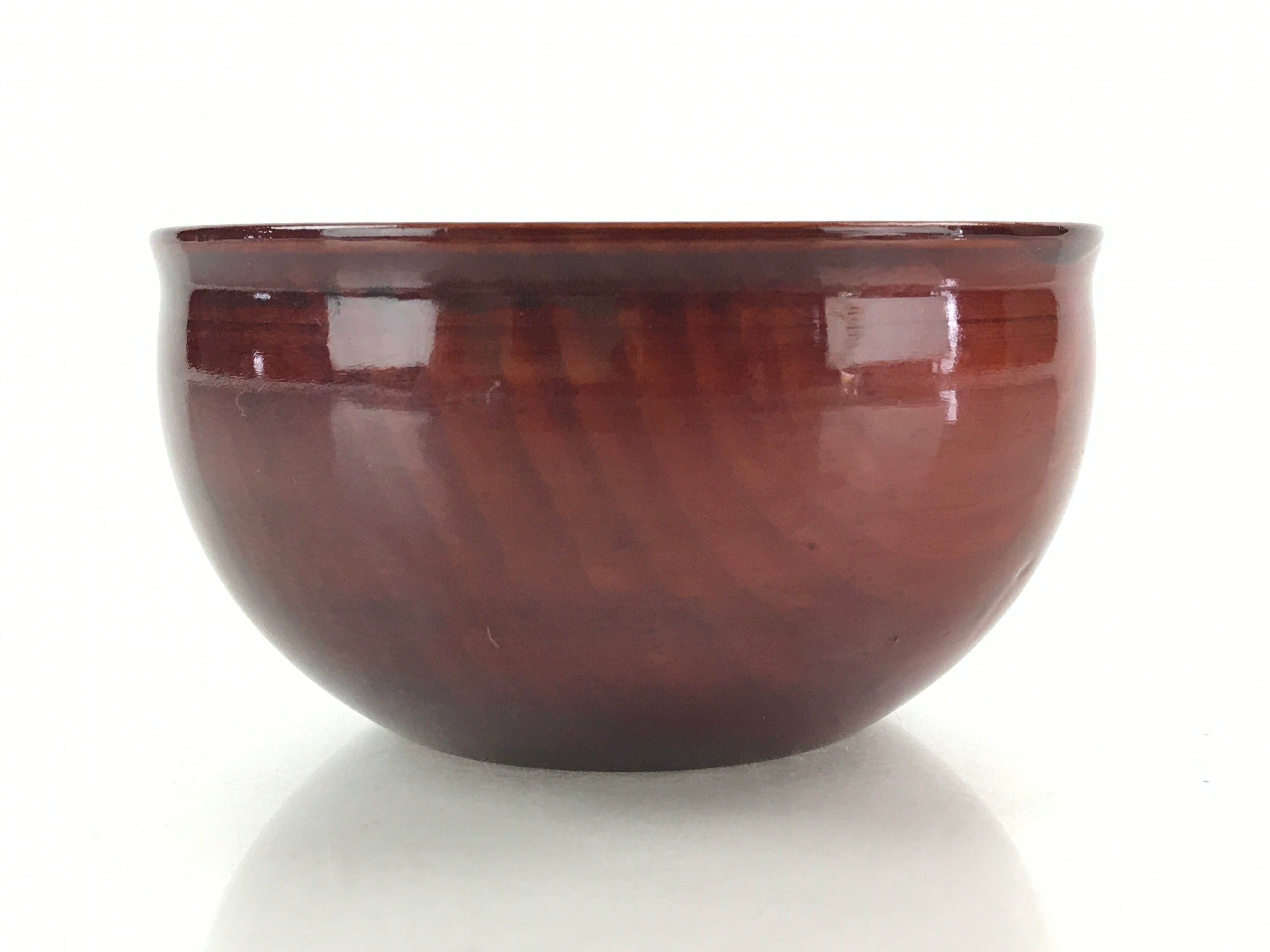 Japanese Shunkei-Nuri Lacquerware Wood Bowl Owan Vtg Kobachi Cup Brown UR917