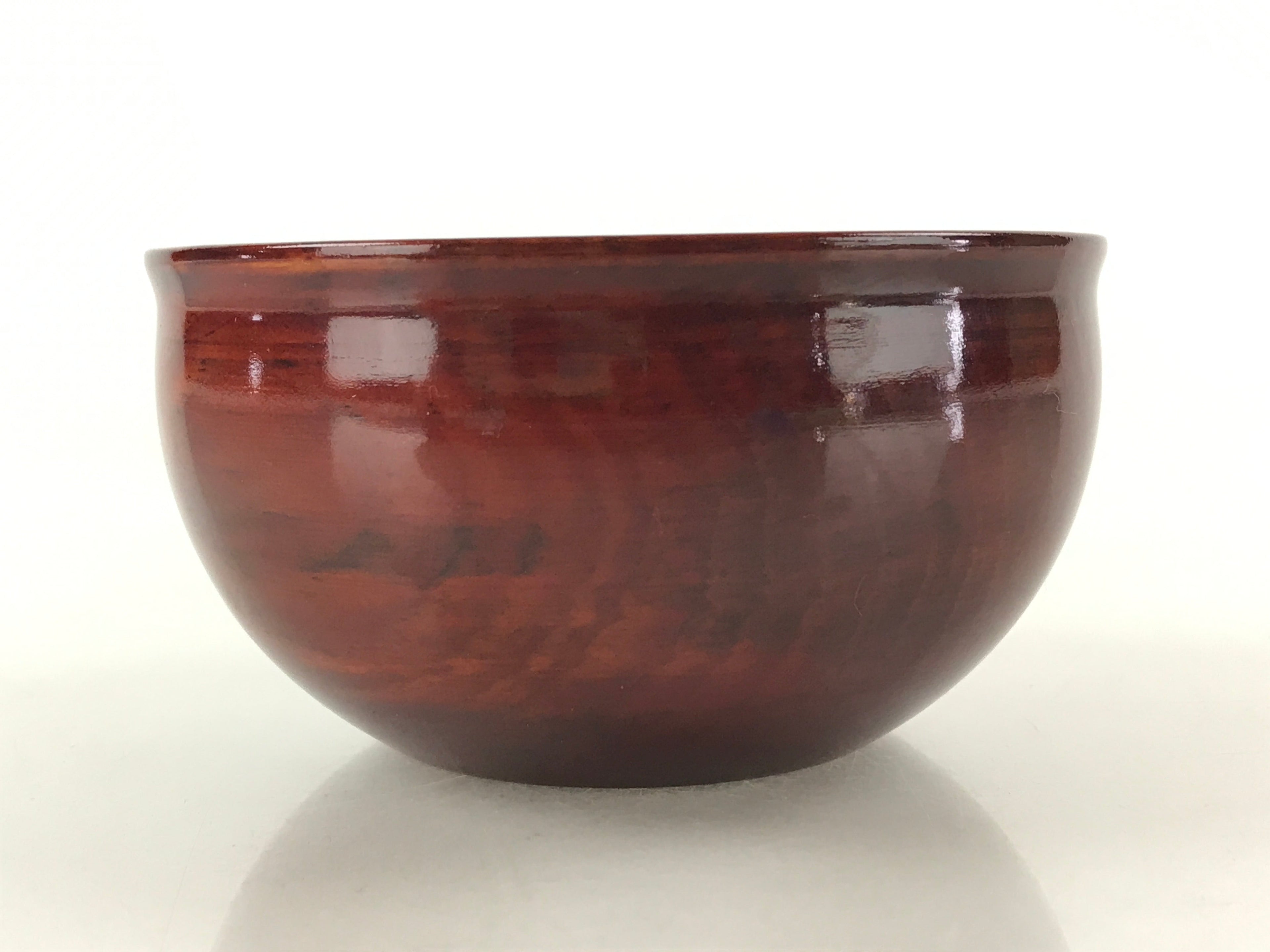 Japanese Shunkei-Nuri Lacquerware Wood Bowl Owan Vtg Kobachi Cup Brown UR917