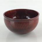 Japanese Shunkei-Nuri Lacquerware Wood Bowl Owan Vtg Kobachi Cup Brown UR917
