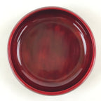 Japanese Shunkei-Nuri Lacquerware Wood Bowl Vtg Kashiki Tea Ceremony Red UR916
