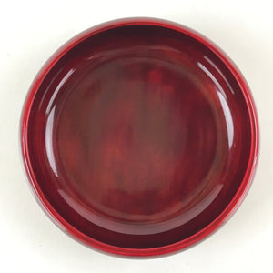 Japanese Shunkei-Nuri Lacquerware Wood Bowl Vtg Kashiki Tea Ceremony Red UR916