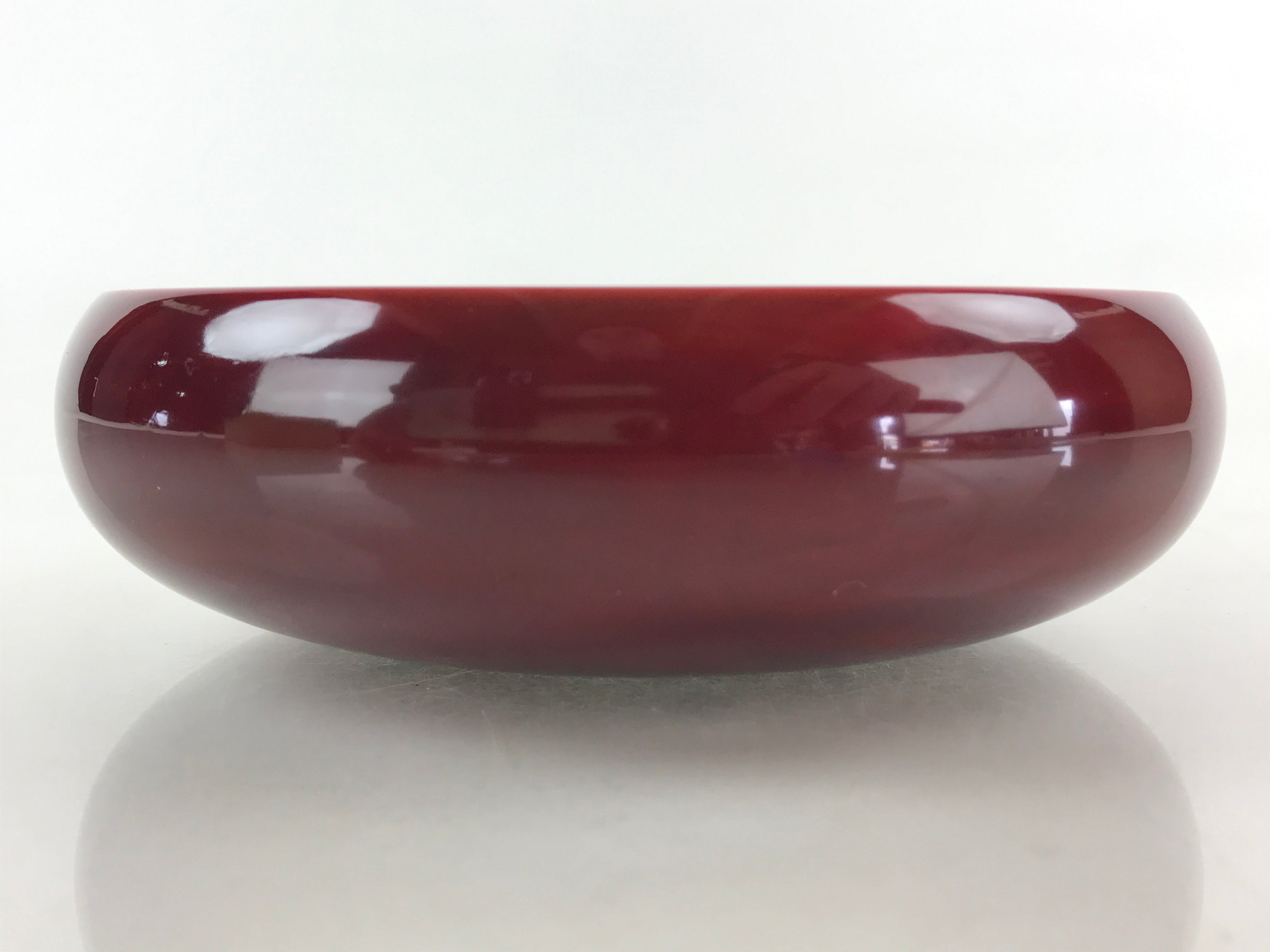 Japanese Shunkei-Nuri Lacquerware Wood Bowl Vtg Kashiki Tea Ceremony Red UR916