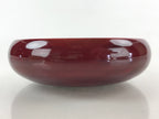 Japanese Shunkei-Nuri Lacquerware Wood Bowl Vtg Kashiki Tea Ceremony Red UR916