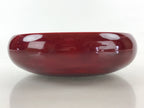 Japanese Shunkei-Nuri Lacquerware Wood Bowl Vtg Kashiki Tea Ceremony Red UR916
