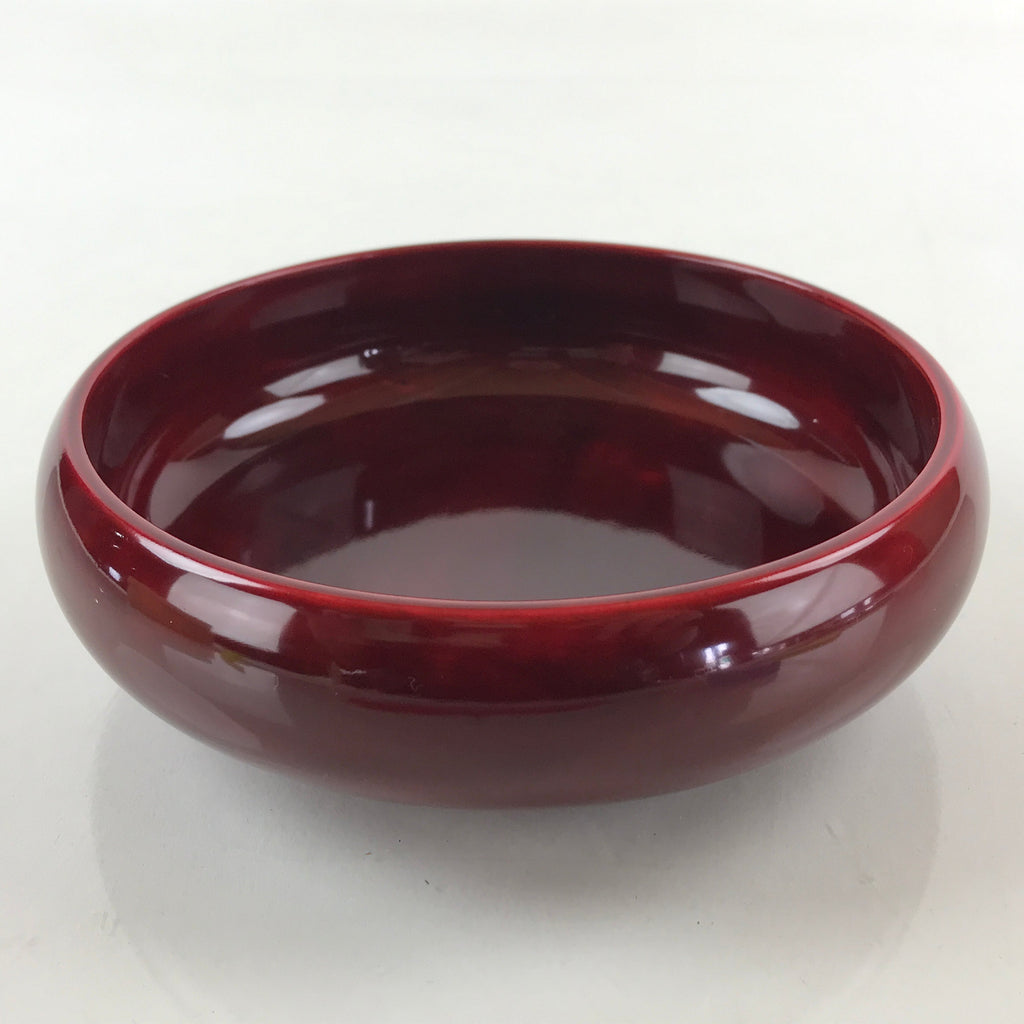 Japanese Shunkei-Nuri Lacquerware Wood Bowl Vtg Kashiki Tea Ceremony Red UR916