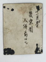 Japanese Shuurakuen Park Giant Buddha Photograph Vtg Aichi Daibutsu Sepia PH278