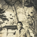 Japanese Shuurakuen Park Giant Buddha Photograph Vtg Aichi Daibutsu Sepia PH278