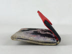 Japanese Silk Cloth Toothpick Case Vtg Small Fabric Yojiire Plum Blossom JK619