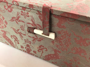 Japanese Silk Fabric Hanging Scroll Box Kakejiku Hako Inside Length 72cm SB293