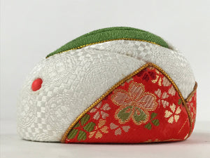 Japanese Silk Fabric Rabbit Usagi Doll Vtg Chirimen Zaiku Traditional Craft BD96