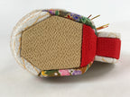 Japanese Silk Fabric Rooster Doll Vtg Chirimen Zaiku Traditional Craft BD965