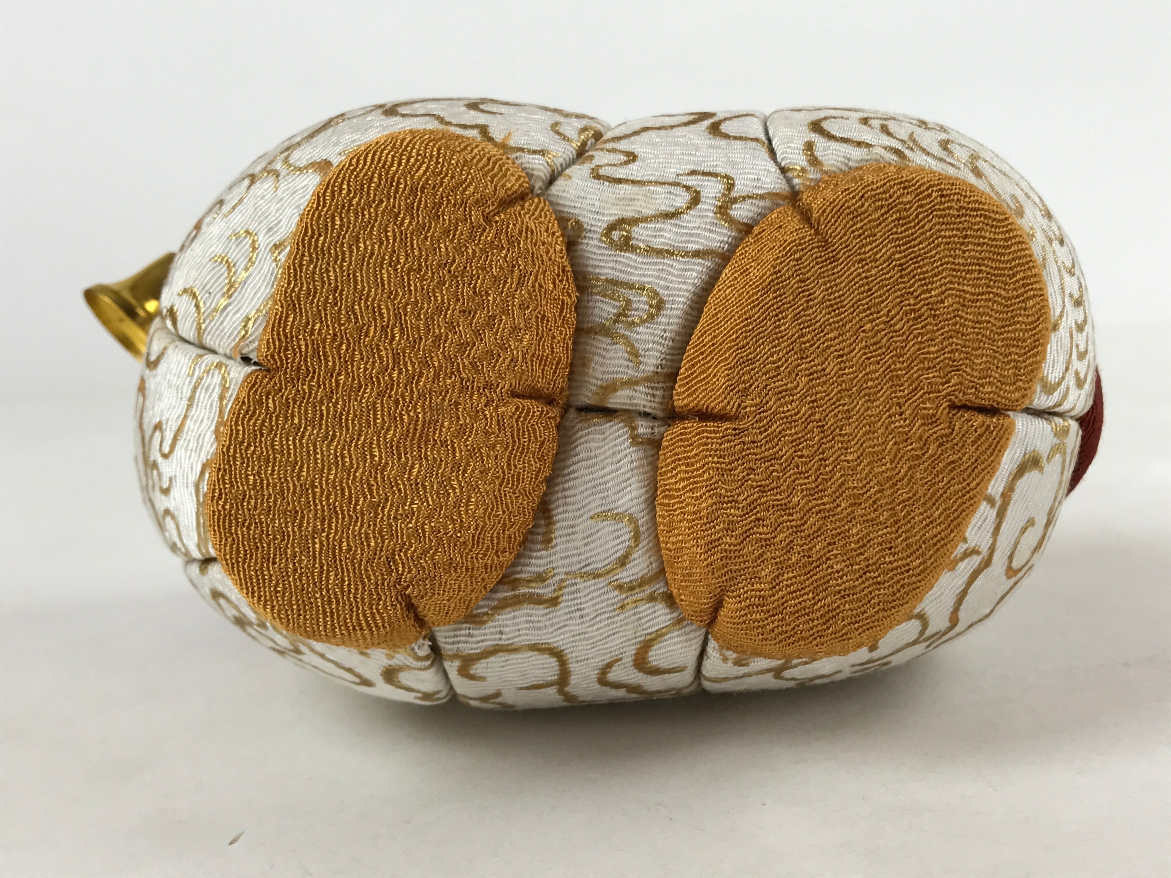 Japanese Silk Fabric Sheep Hitsuji Doll Vtg Chirimen Zaiku Traditional Craft BD9
