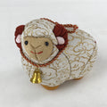 Japanese Silk Fabric Sheep Hitsuji Doll Vtg Chirimen Zaiku Traditional Craft BD9
