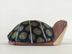 Japanese Silk Fabric Turtle Kame Doll Vtg Chirimen Zaiku Traditional Craft BD959