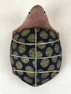 Japanese Silk Fabric Turtle Kame Doll Vtg Chirimen Zaiku Traditional Craft BD959