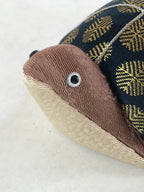 Japanese Silk Fabric Turtle Kame Doll Vtg Chirimen Zaiku Traditional Craft BD959