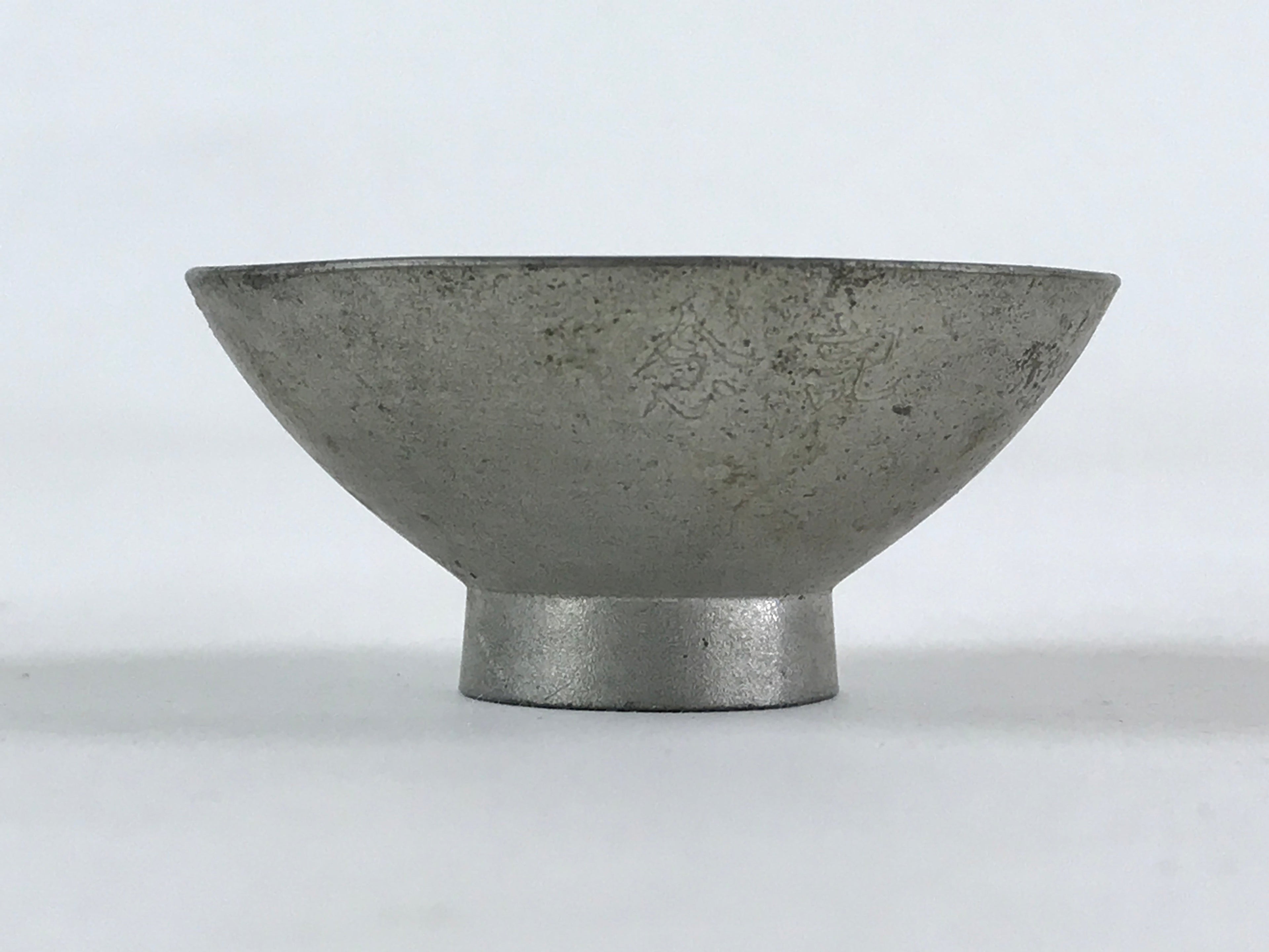 Japanese Silver Plated Copper Sake Cup Sakazuki Commemorative Guinomi Ochoko G97