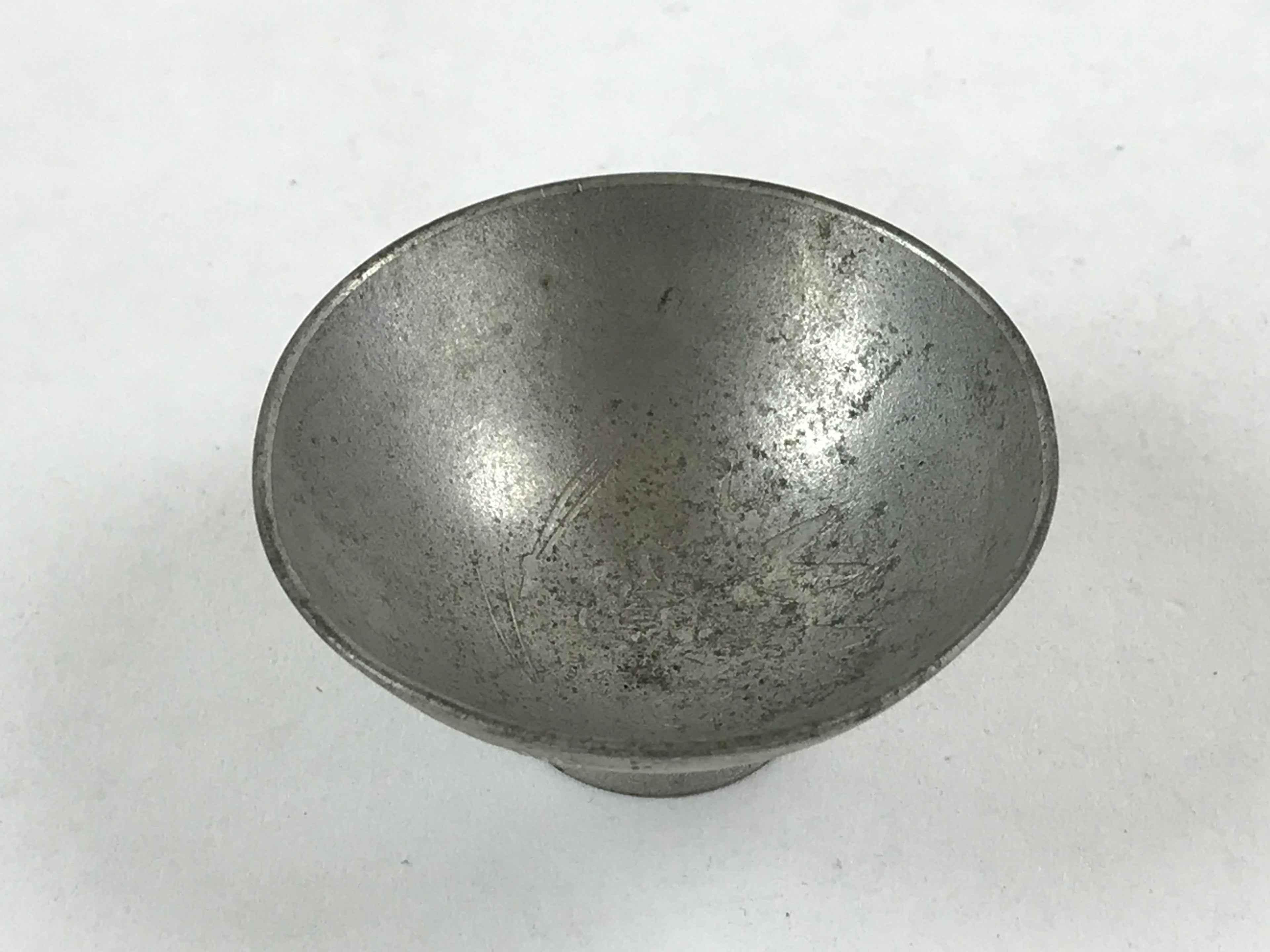 Japanese Silver Plated Copper Sake Cup Sakazuki Commemorative Guinomi Ochoko G97