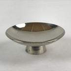 Japanese Silver Plated Copper Sake Cup Sakazuki Vtg Guinomi Ochoko G94