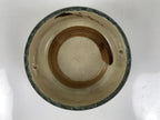 Japanese Small Ceramic Suiban Flower Vase Pottery Ikebana Arrangement Plum Y444