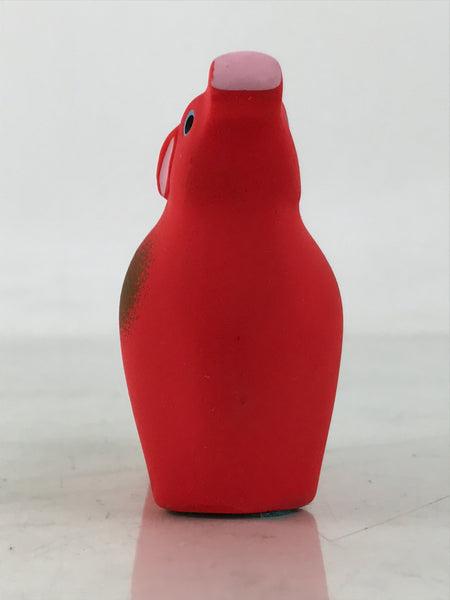 Japanese Small Clay Cow Figurine Vtg Zodiac Ushi Okimono