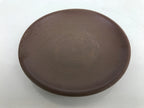 Japanese Small Serving Plate Vtg Meimeizara Maple Leaves Round Brown Y142