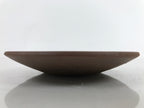 Japanese Small Serving Plate Vtg Meimeizara Maple Leaves Round Brown Y142