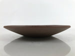 Japanese Small Serving Plate Vtg Meimeizara Maple Leaves Round Brown Y142