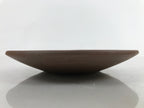 Japanese Small Serving Plate Vtg Meimeizara Maple Leaves Round Brown Y142