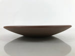 Japanese Small Serving Plate Vtg Meimeizara Maple Leaves Round Brown Y143