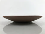 Japanese Small Serving Plate Vtg Meimeizara Maple Leaves Round Brown Y144