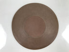 Japanese Small Serving Plate Vtg Meimeizara Maple Leaves Round Brown Y145